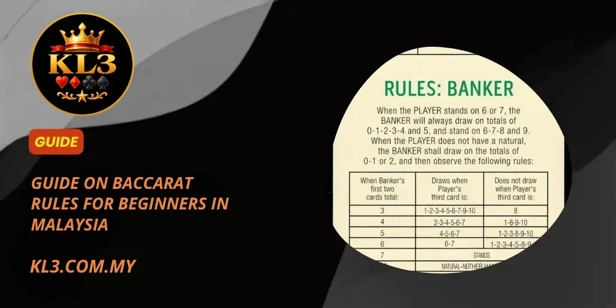 Guide on Baccarat Rules for Beginners in Malaysia